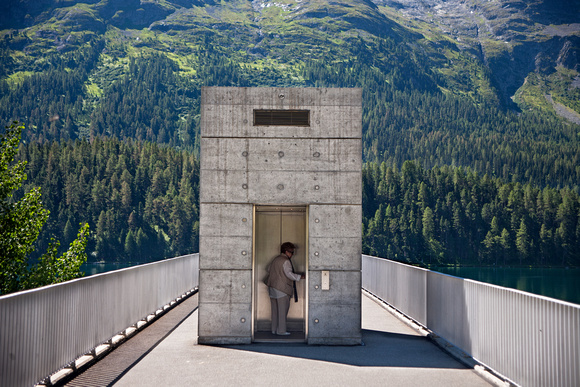 Pushing Elevator Buttons, Sankt-Moritz, Switzerland