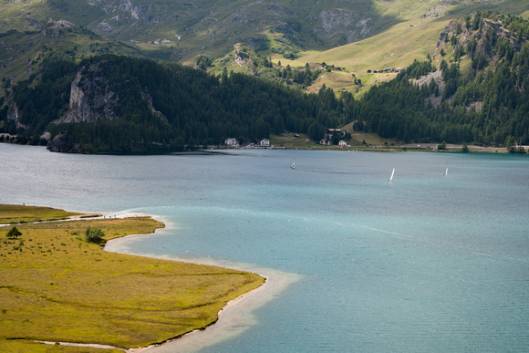 Isola, Lake Sils, Switzerland